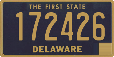 DE license plate 172426