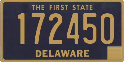 DE license plate 172450