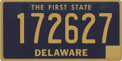 DE license plate 172627