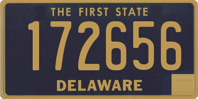 DE license plate 172656