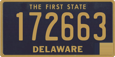 DE license plate 172663