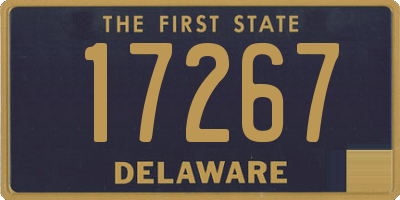 DE license plate 17267