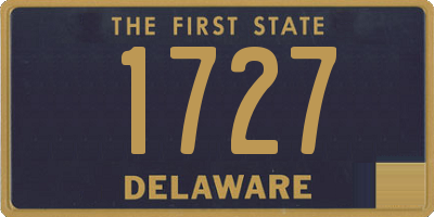 DE license plate 1727