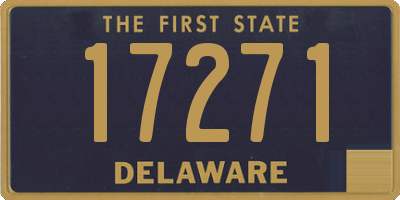 DE license plate 17271