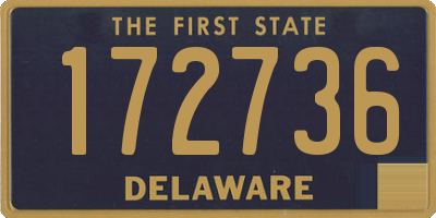 DE license plate 172736