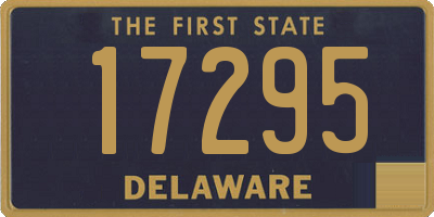 DE license plate 17295