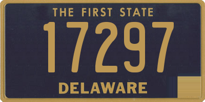 DE license plate 17297