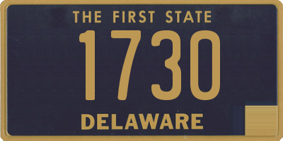 DE license plate 1730