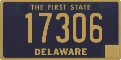 DE license plate 17306