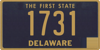 DE license plate 1731