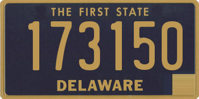 DE license plate 173150