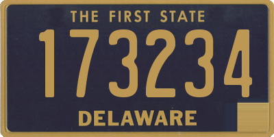 DE license plate 173234