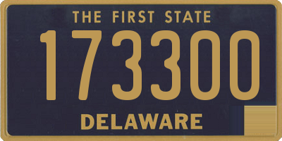 DE license plate 173300