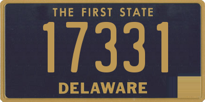 DE license plate 17331