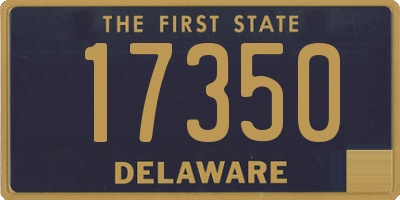 DE license plate 17350