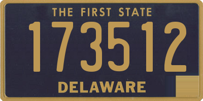 DE license plate 173512