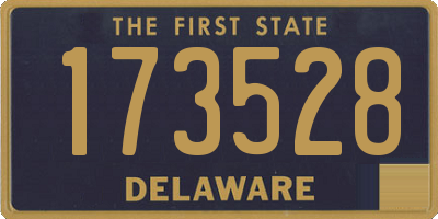 DE license plate 173528