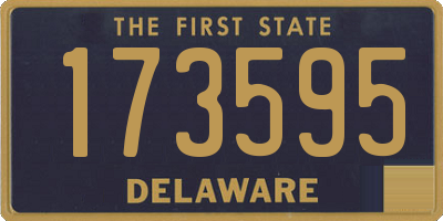 DE license plate 173595