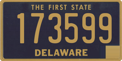 DE license plate 173599