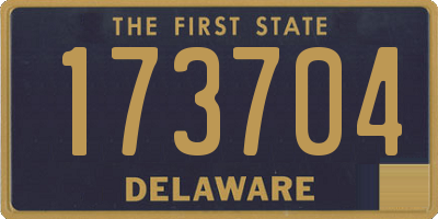 DE license plate 173704