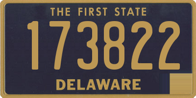 DE license plate 173822