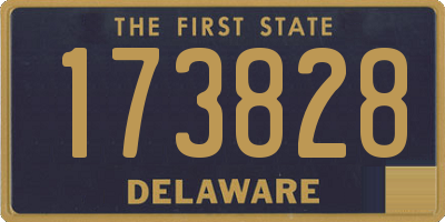 DE license plate 173828