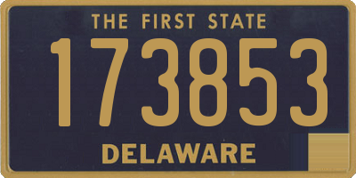DE license plate 173853