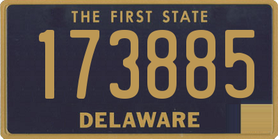 DE license plate 173885