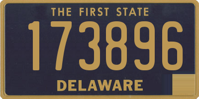 DE license plate 173896