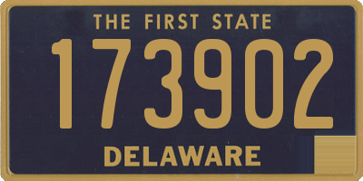 DE license plate 173902