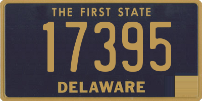 DE license plate 17395