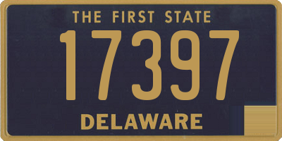 DE license plate 17397