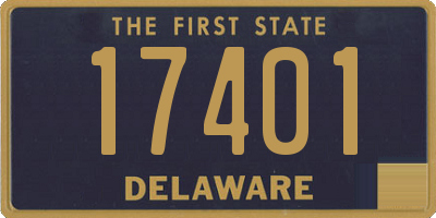 DE license plate 17401