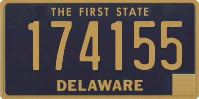DE license plate 174155