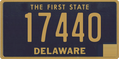 DE license plate 17440