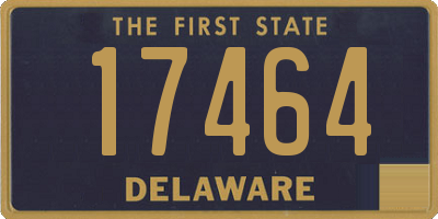 DE license plate 17464