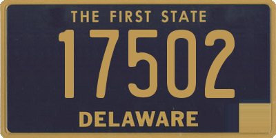 DE license plate 17502