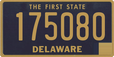 DE license plate 175080