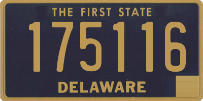 DE license plate 175116
