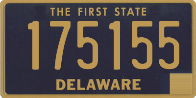 DE license plate 175155