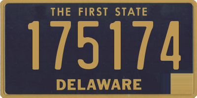 DE license plate 175174