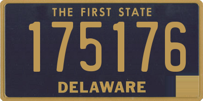DE license plate 175176