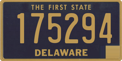 DE license plate 175294