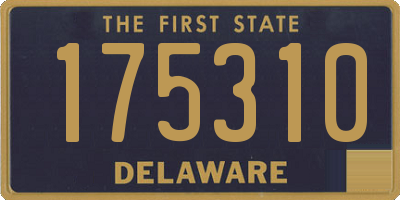 DE license plate 175310