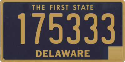 DE license plate 175333
