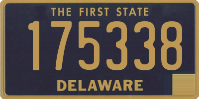 DE license plate 175338