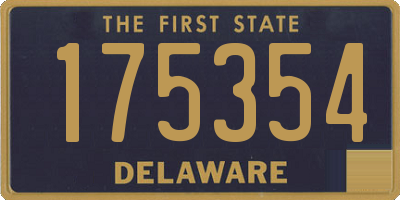 DE license plate 175354