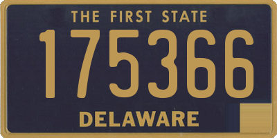 DE license plate 175366