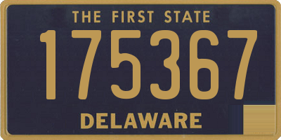 DE license plate 175367