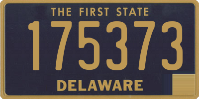 DE license plate 175373